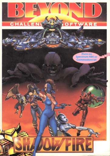Shadowfire box art for ZX Spectrum